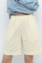 Load image into Gallery viewer, Vintage x Made in Canada x Butter Yellow Cotton Short (XS, S)