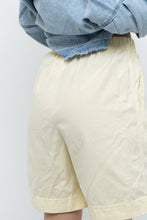 Load image into Gallery viewer, Vintage x Made in Canada x Butter Yellow Cotton Short (XS, S)