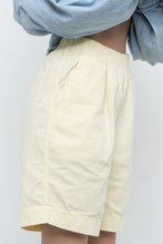 Load image into Gallery viewer, Vintage x Made in Canada x Butter Yellow Cotton Short (XS, S)