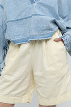 Load image into Gallery viewer, Vintage x Made in Canada x Butter Yellow Cotton Short (XS, S)