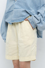 Load image into Gallery viewer, Vintage x Made in Canada x Butter Yellow Cotton Short (XS, S)