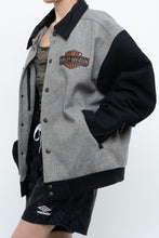 Load image into Gallery viewer, Vintage x HARLEY DAVIDSON Felt Embroidered Bomber Jacket (M-XL)