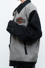 Load image into Gallery viewer, Vintage x HARLEY DAVIDSON Felt Embroidered Bomber Jacket (M-XL)