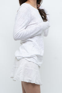 ANTHONY THOMAS MELILLO x White Cotton Long Sleeve (S-L)