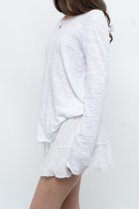 ANTHONY THOMAS MELILLO x White Cotton Long Sleeve (S-L)