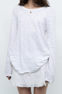 ANTHONY THOMAS MELILLO x White Cotton Long Sleeve (S-L)