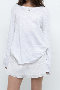 ANTHONY THOMAS MELILLO x White Cotton Long Sleeve (S-L)
