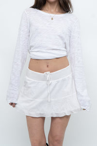ANTHONY THOMAS MELILLO x White Cotton Long Sleeve (S-L)