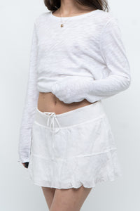 ANTHONY THOMAS MELILLO x White Cotton Long Sleeve (S-L)