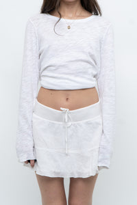 ANTHONY THOMAS MELILLO x White Cotton Long Sleeve (S-L)