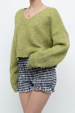 Load image into Gallery viewer, Modern x Green Knit Cropped Sweater (M, L)