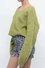 Load image into Gallery viewer, Modern x Green Knit Cropped Sweater (M, L)
