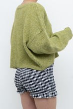 Load image into Gallery viewer, Modern x Green Knit Cropped Sweater (M, L)