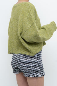 Modern x Green Knit Cropped Sweater (M, L)