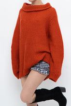 Load image into Gallery viewer, Modern x Orange Mohair-blend Mockneck Sweater (M, L)
