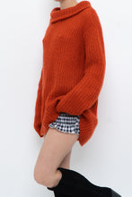 Load image into Gallery viewer, Modern x Orange Mohair-blend Mockneck Sweater (M, L)