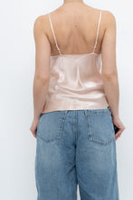 Load image into Gallery viewer, Vintage x Made in Canada x Pale Pink Pure Silk Tank (S)