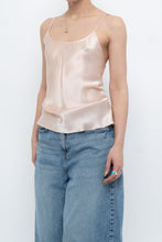 Load image into Gallery viewer, Vintage x Made in Canada x Pale Pink Pure Silk Tank (S)