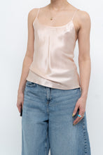 Load image into Gallery viewer, Vintage x Made in Canada x Pale Pink Pure Silk Tank (S)