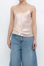 Load image into Gallery viewer, Vintage x Made in Canada x Pale Pink Pure Silk Tank (S)