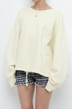 Load image into Gallery viewer, TNA x Cozy Pale Yellow Oversized Crewneck (XS-XL)