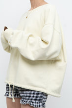 Load image into Gallery viewer, TNA x Cozy Pale Yellow Oversized Crewneck (XS-XL)