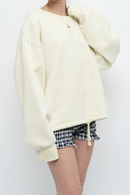 Load image into Gallery viewer, TNA x Cozy Pale Yellow Oversized Crewneck (XS-XL)
