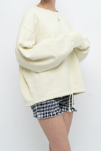 Load image into Gallery viewer, TNA x Cozy Pale Yellow Oversized Crewneck (XS-XL)