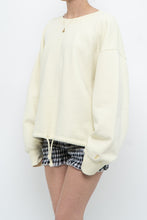 Load image into Gallery viewer, TNA x Cozy Pale Yellow Oversized Crewneck (XS-XL)