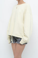 Load image into Gallery viewer, TNA x Cozy Pale Yellow Oversized Crewneck (XS-XL)
