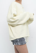 Load image into Gallery viewer, TNA x Cozy Pale Yellow Oversized Crewneck (XS-XL)