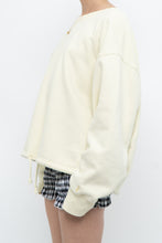 Load image into Gallery viewer, TNA x Cozy Pale Yellow Oversized Crewneck (XS-XL)