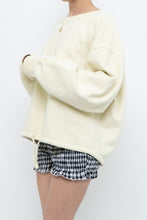 Load image into Gallery viewer, TNA x Cozy Pale Yellow Oversized Crewneck (XS-XL)
