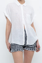 Load image into Gallery viewer, BELLA DAHL x White Linen Short Sleeve Buttonup (XS-M)