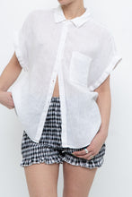 Load image into Gallery viewer, BELLA DAHL x White Linen Short Sleeve Buttonup (XS-M)