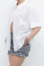 Load image into Gallery viewer, Vintage x Made in India x Cream Embroidered Short Sleeve Buttonup (S-XL)