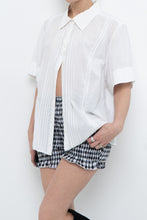 Load image into Gallery viewer, Vintage x Made in India x Cream Embroidered Short Sleeve Buttonup (S-XL)
