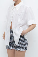 Load image into Gallery viewer, Vintage x Made in India x Cream Embroidered Short Sleeve Buttonup (S-XL)