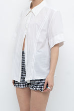 Load image into Gallery viewer, Vintage x Made in India x Cream Embroidered Short Sleeve Buttonup (S-XL)
