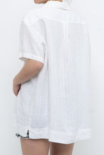 Load image into Gallery viewer, Vintage x Made in Australia x White Textured Short Sleeve Buttonup (XS-L)