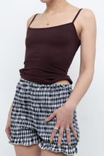 Load image into Gallery viewer, Vintage x Made in Portugal x Dark Brown Fitted Tank (M)