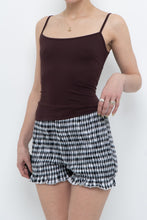Load image into Gallery viewer, Vintage x Made in Portugal x Dark Brown Fitted Tank (M)
