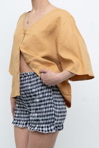 Modern x Soft Gold Cropped Buttonup (XS-L)