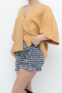 Modern x Soft Gold Cropped Buttonup (XS-L)
