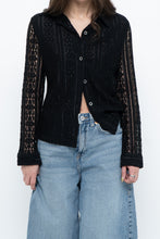 Load image into Gallery viewer, Vintage x Black Lace Buttonup (XS-M)