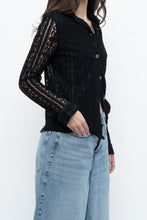 Load image into Gallery viewer, Vintage x Black Lace Buttonup (XS-M)