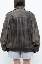 Load image into Gallery viewer, Vintage x LEVI&#39;S Brown Distressed Leather Bomber (S-L)