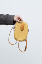 Load image into Gallery viewer, DIVINA FIRENZE x Yellow Pebble Leather Crossbody Purse