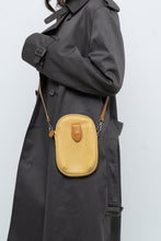 Load image into Gallery viewer, DIVINA FIRENZE x Yellow Pebble Leather Crossbody Purse