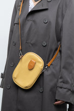 Load image into Gallery viewer, DIVINA FIRENZE x Yellow Pebble Leather Crossbody Purse